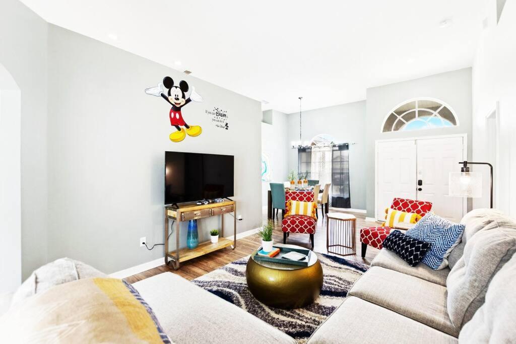 Spacious Disney Themed 5Bed Villa! Private Heated Enclosed Pool/Spa/Bbq! Davenport Kültér fotó