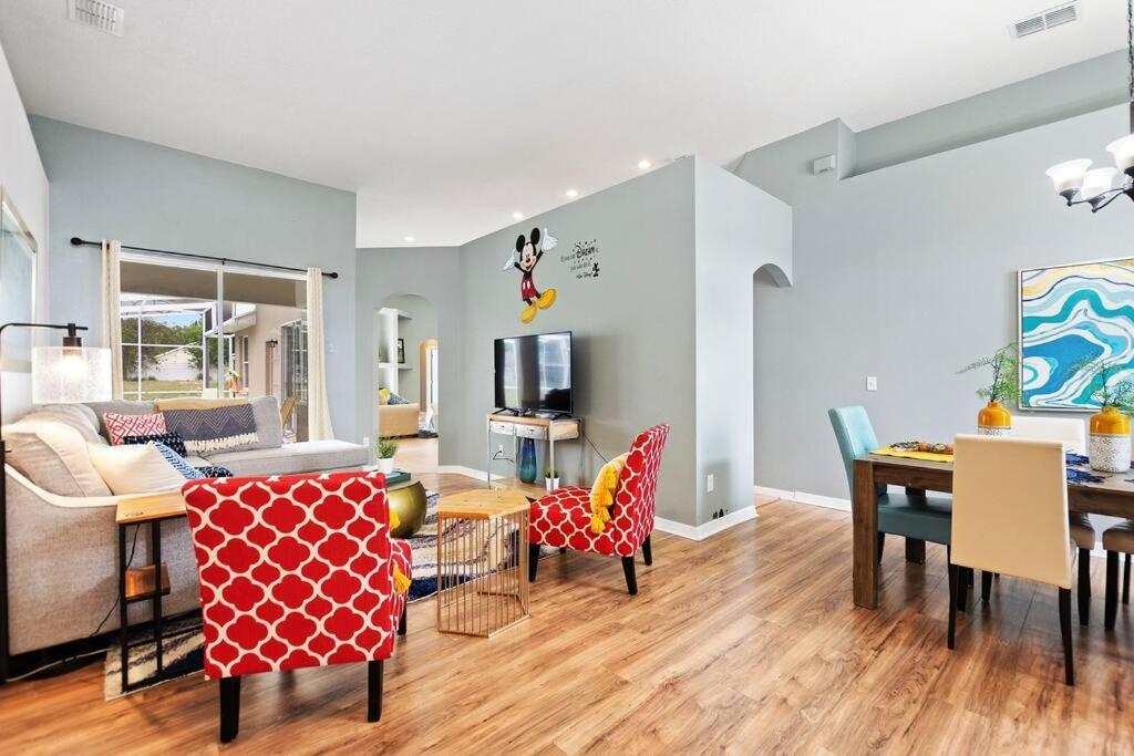Spacious Disney Themed 5Bed Villa! Private Heated Enclosed Pool/Spa/Bbq! Davenport Kültér fotó